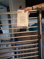 BLACK+DECKER BXAR0005GB 3-Tier Heated Clothes Airer 300W - Cool Grey