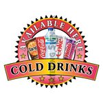 Cold Drinks Sold Here Sticker - Catering Sign Window Cafe Restaurant Ice Cream