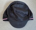 Rapha Winter Merino Hat / Cap. Black with pink trim. 
