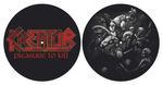 KREATOR pleasure to kill DJ TURNTABLE twin SLIPMAT SET PACK sealed