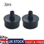 15mm Male Thread Air Compressor Intake Filter Silencer Muffler Plastic 2x