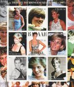 Princess Diana tribute 1961-1997 MNH stamp sheetlet