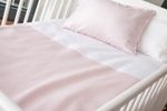 Baby Cot Bedding Sets - Pale Pink - 100% Bamboo | Soft & Breathable