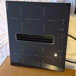 Cookology CIT60BK-4G 4 Zone Induction Hob Built-In Extractor Touch Black Glass