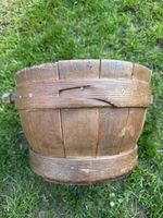 Firkin Pail/Barrel Bucket 18c French Colonial Vintage Rustic