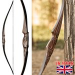 20-70lbs 54" Archery Wooden Traditional bow Longbow  Hunting Target Training