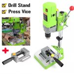 Adjustable Rotary Pillar Drill 5 Speed Heavy Duty Bench Press Drill Table Stand