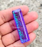 90 CT Monarch Fire Opal Doublet Baguette Cut Glass Filled Loose Gemstone