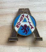 RARE OLD 1970s ASTON VILLA  F.C METAL A SHAPE INSERT BADGE