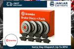 BREMBO Front & Rear Brake Discs & Brake Pad Braking Set Fits Seat Skoda VW