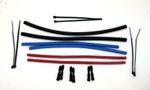 3 PAIR DIFFERENT THICKNESS LONG,MID HIGH  RANGE RUBBER ,SLINGSHOT ELASTIC