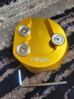 Motorcycle Honda Rebel side stand large pad/shoe Gold