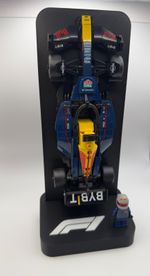 Lego F1 Display Stand for Speed Champions F1 Cars & Minifigure Holder 3D Printed