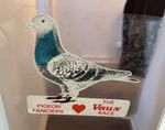 Vintage Pigeon Fanciers Sticker. Unused. The VAUX Race