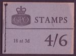 L45p March 1964 4/6 Phosphor Wilding booklet. Fading to covers.