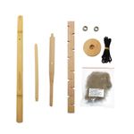 Outdoor Primitive Fire Starter Tool Wood Bow Drill Survival Friction Kit Study A