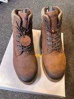 Men's Chestnut Leather Bench Boots Sizes 7 8 10