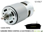 Replacement 775 Brushed Electric Motor For 12 Volt RC Carp Fishing Bait Boats UK