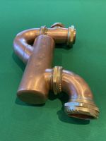 Copper And Brass Bath Trap/waste 1 1/2 Inch, Reclaimed, antique.  