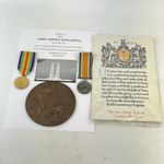 WW1 Death Plaque & Medals 67th Bn Canadian Pioneers Pte J Kingsmill KIA 23/11/16