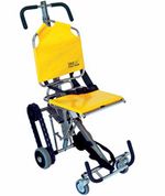 IBEX TranSeat Manual Stair Transport Chair, Adjustable Handles, 4 Wheels, Yellow
