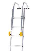 Ladder Roof Hook & Wheels - Convert Your Ladder to a Roof Ladder