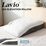 Lavio Leg Elevation Pillow Wedge Momory Foam For Knee Hip Lower Back Pain Relief
