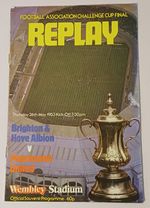 Brighton and Hove Albion VS Man United 1983 FA Cup Final Replay Programme