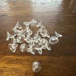 Rubber Plugs 20Anti Collision Glass Top Tables Bumpers w/Stem for 3/16Inch Hol