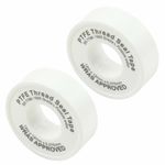 PTFE PLUMBING PLUMBERS White PTFE Tape x2 Threaded Seal Fitting Water 12mm x 12m