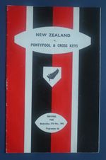 Pontypool & Cross Keys v New Zealand 1963 Rugby Union programme