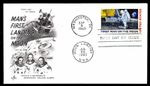  #C76 Apollo 11 MOON LANDING 1969 Dual Cancelled ARTCRAFT Cachet SPACE FDC 