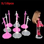 5/10pcs Doll Waist Bracket Doll Model Support Fixed Standing Display Holders UK