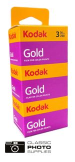 Kodak Gold 200 36 Exposure Three pack