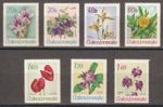 Czechoslovakia 1967 MNH Mi 1724-1730 Sc 1490-1496 Flowers **