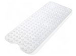 Non Slip Shower Mat Extra Long 100x40cm Clear Bath Mat Anti Mould Suction Cups