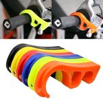 Universal Motorcycle Bicycle Brake Hook Parking Safety Lock (Orange)