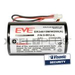 High Capacity 20000mA Visonic Powermax Siren Battery MCS-730, 09912K, 0-9913-J
