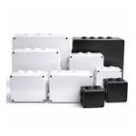 IP65 WATERPROOF JUNCTION BOX OUTDOOR PVC ADAPTABLE ENCLOSURE INDOOR ALL SIZES