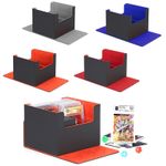 Trading Card Storage Box Holders Case 2 Row Magnetic Flip For PSA BGS CCG