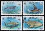Kiribati ~ 1991 ~ WWF ~ Whale Shark ~ Manta Ray ~ Marine Life ~ MNH ~ SG562/5