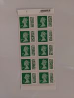 10 2nd Class Small Letter Stamps.  Price currently would be £9.10