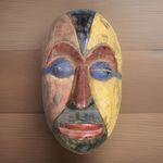 Authentic African art Wood mask  StatuE Hand Carve Tribal 