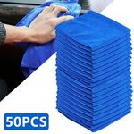 New Microfiber Cleaning Cloth 50 Pack Cleaning Rag Cleaning Towels - Assorted UK