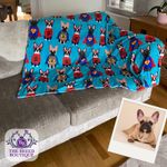 FRENCH BULLDOG SUPERHERO BLANKET - 150CM X 120CM-DOG DESIGN THROW-FRENCHIE GIFT