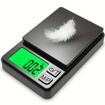 Digital Pocket Scale 1000g x 0.01g Precision Jewellery Food Gram Ounce Scale LCD