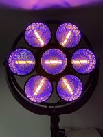 Brand NEW Boxed Pair Of RETRO COB RGBWA UV LED 7 X 50W COB STAGE  LIGHTS DMX DJ