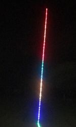 Christmas Festive USB 10M Dream Chasing Flagpole Lights remote / app control