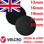 VELCRO stick on Coins Premium Strong Adhesive Hook & Loop Sticky Dots 13mm-33mm
