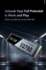 Lexar EQ790 2TB SSD M 2 2280 PCIe Gen4x4 NVMe 1.4 Internal SSD Up 70MB Brand new